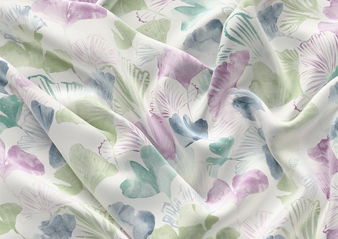 Palm Beach Faux Silk, Fantasy - Motorised Roman Blind - Image 4